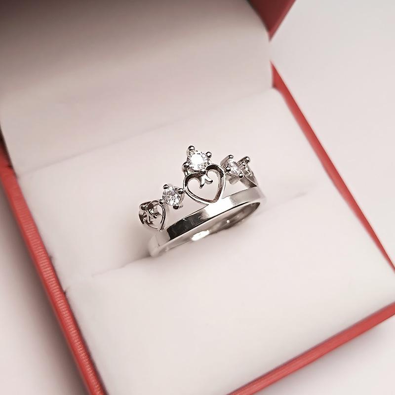 

Любовь Корона Кольцо Женское Высокоценная Имитация Открывающееся Регулируемое Продукты Благосостояния Adjustable opening