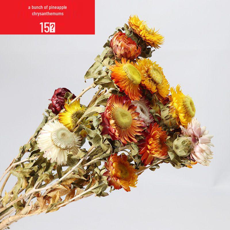 Preserved Eucalyptus & Sunflower Bouquet with Baby's Breath and Reeds – Perfect for Living Room Decor or Photography