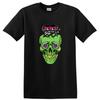 Green Skull Engine Graphic T Shirt Motorhead Gift Cool Tee Automotive Art