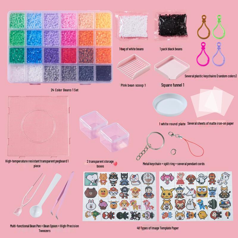 DIY Perler Beads Craft Kit with Upgraded Tools
