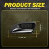 Black+Chrome 1PCS Inner LH Door Handle Fit 2011-2015 Chevrolet Cruze Driver Side