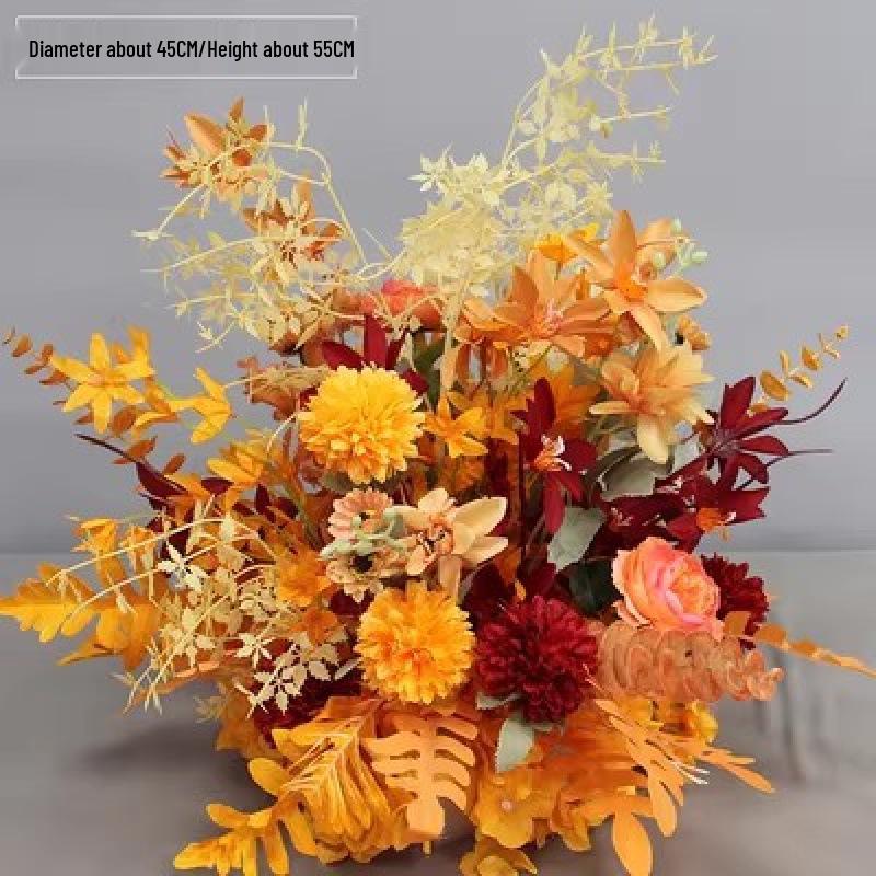 Eucalyptus Aisle Markers and Hanging Flowers for Wedding Decor