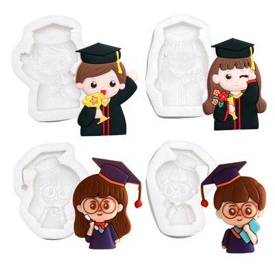 Série k maturitě Silikonová forma Sugarcraft Čokoláda Cupcake Pečicí forma Fondant Dortové zdobicí nástroje