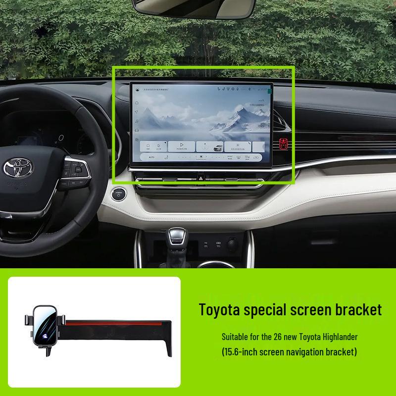 Toyota Auto-Bildschirm Handyhalter - Horizontale Stumme Spiegel-Navigationshalterung