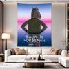 Bojack Horseman Netflix Final Sunset Pink Blue Poster