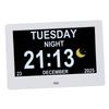 Digital Calendar Clock 7in Large Display Date Time with Reminders Day Night Dimmable Key Remote Control