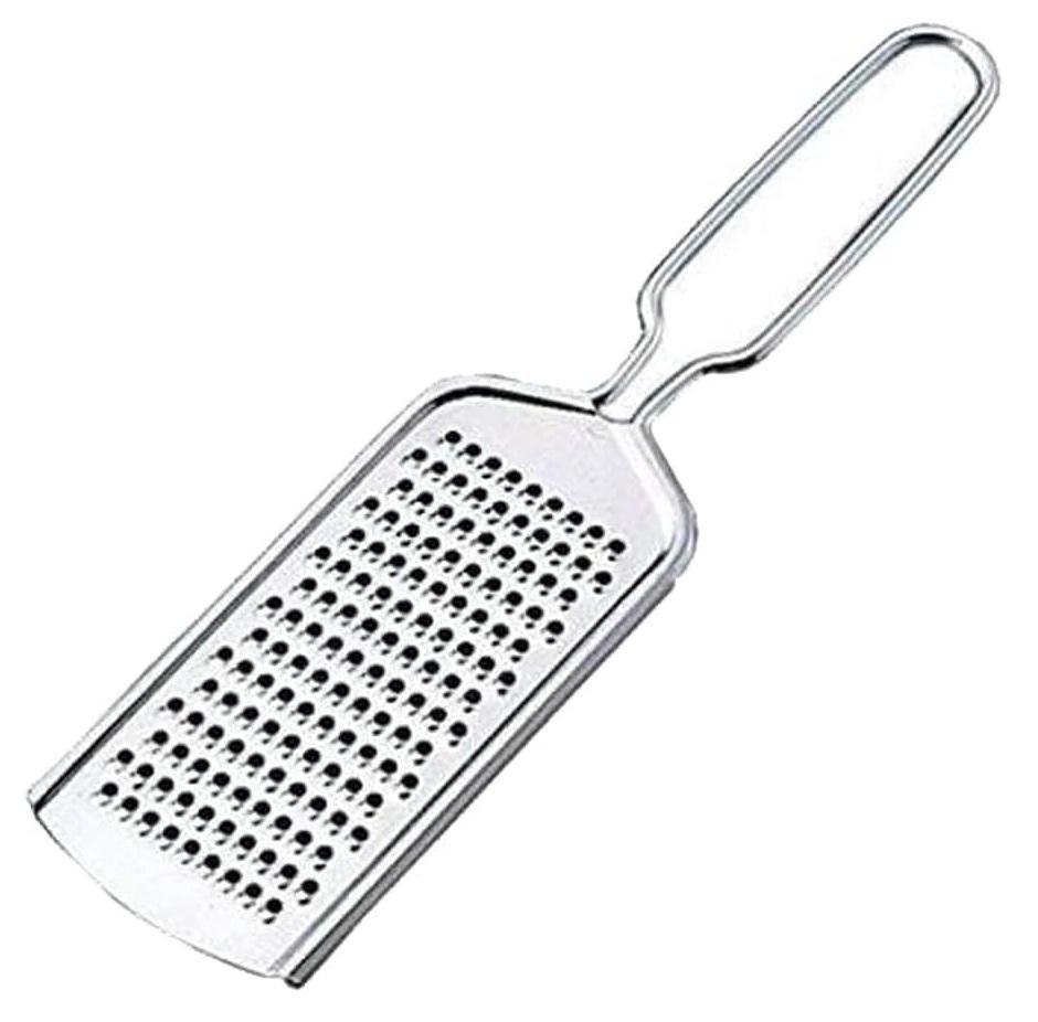 TreegoArt Multipurpose Grater Stainless Steel Cheese Grater And Lemon Zester For Home And Kiitchen - Pack Of 1 серебряный