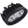 4in 20W LED Dual Head Driving Light Spotlight Fog Lamp for Car Truck ATV Boat Motorcycle Black