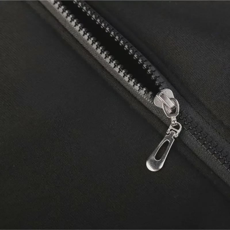 Pánská šedá silná sametová mikina s kapucí: Podzimní/Zimní Ležérní Sportovní Kardiganová Bunda Velké Velikosti