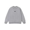Unisex Embroidered Round Neck Heavyweight Cotton T-shirt - Korean Style, Long Sleeve, Trendy Spring/Autumn Casual Wear