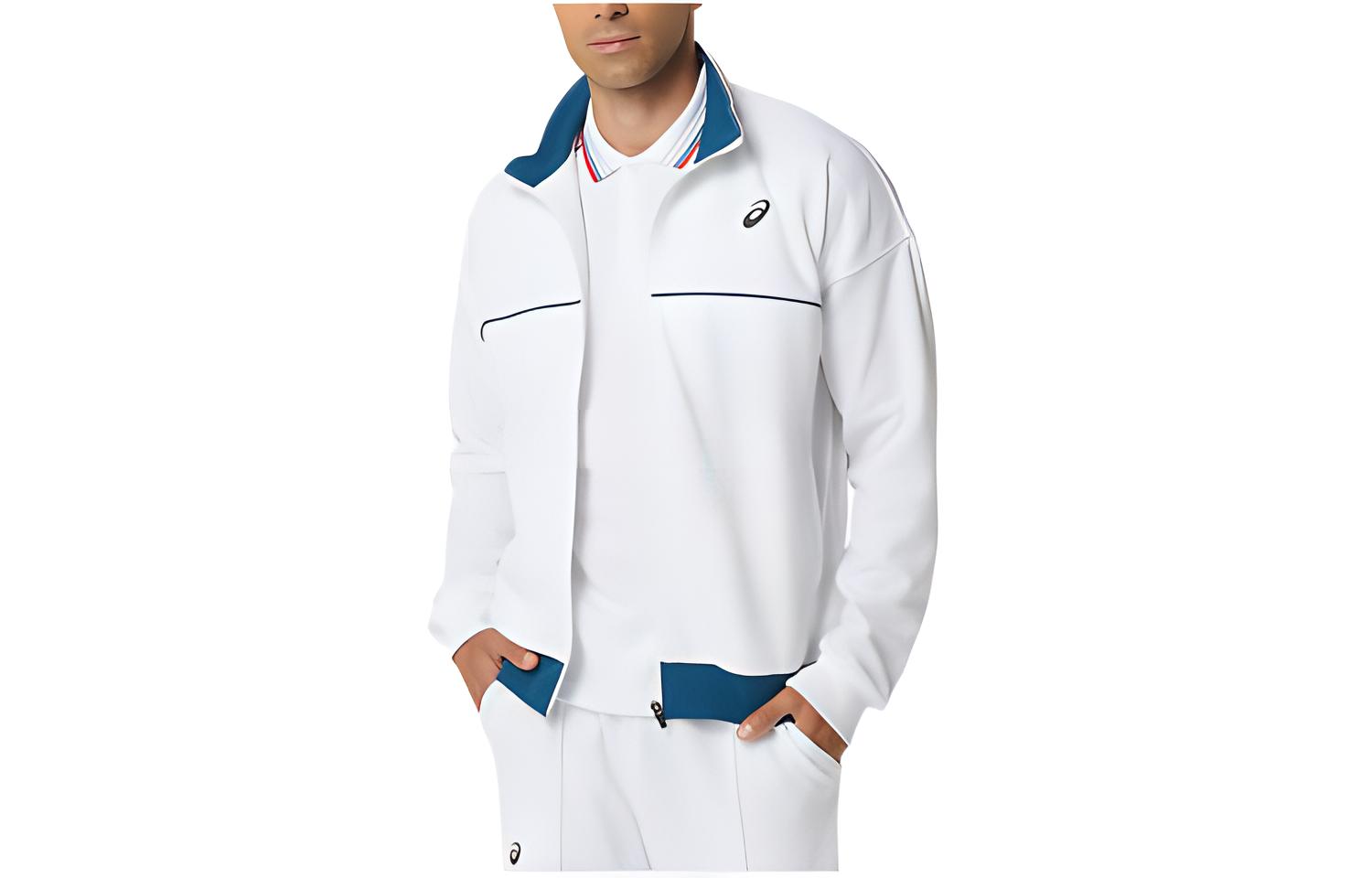 Asics Jackets & Coats Unisex White 2043A022-100 XL