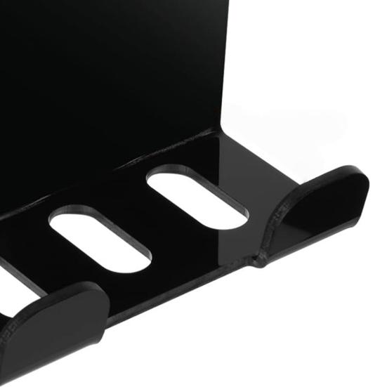 2Pcs Wall Mount Phone Holder Bedside Smartphone Charging Stand Phone Stand with Charging Holes Compatible with Most Phones And Mini Tablets