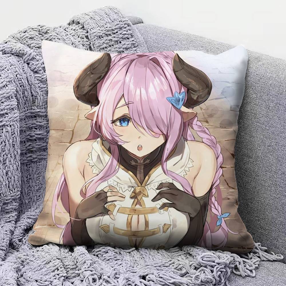 Granblue Fantasy Žaidimo Anime Pagalvės Užvalkalai Namų Sofos Pagalvės Užvalkalai ir Dekoratyviniai Individualūs