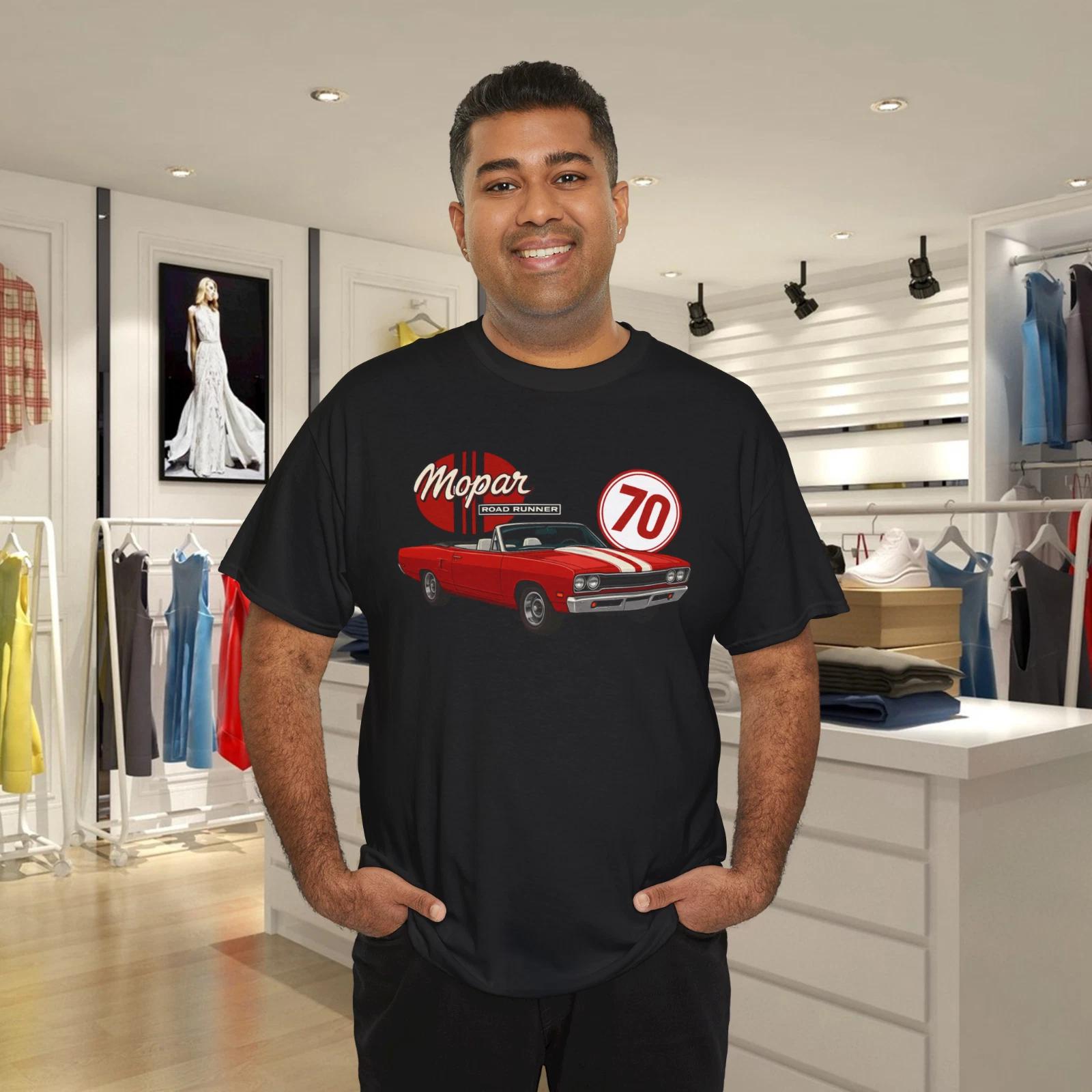 1970 Mopar Road Runner Muscle Car T-Shirt 2XL