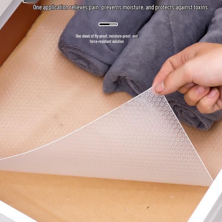 Waterproof & Mildew-Proof Cabinet Liner for Kitchen, Wardrobe, and Shoe Cabinets