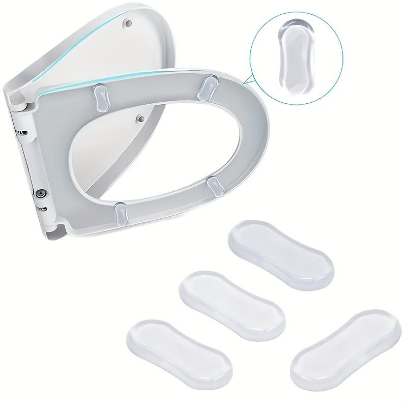 5 Stück Toilettensitz-Stoßdämpfer-Pads Transparentes Weichgel Anti-Kollisions-Kissen