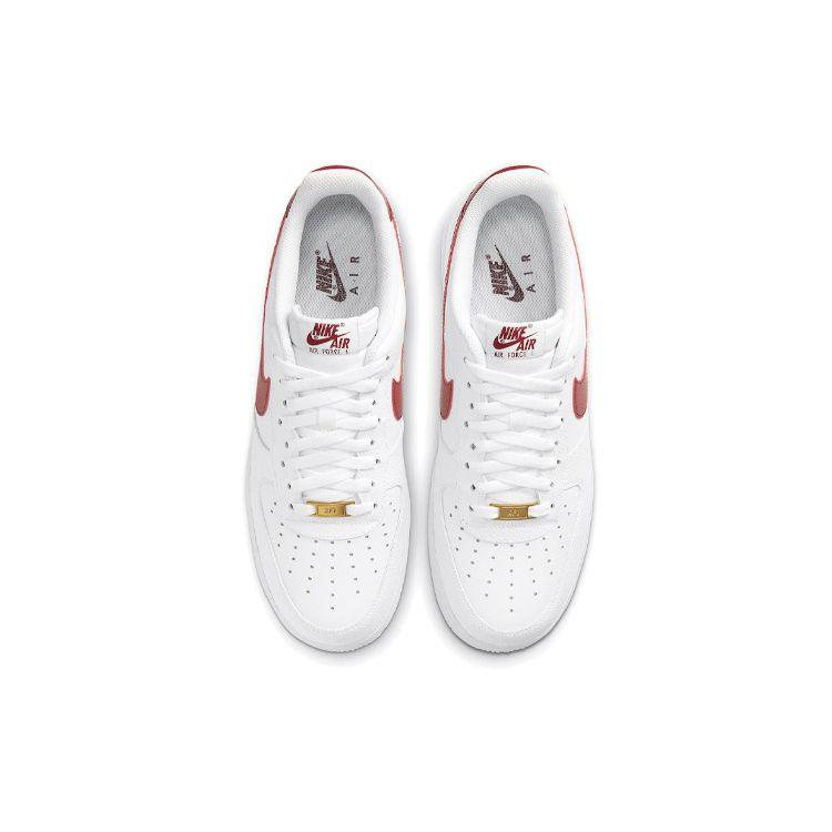 Nike Sneakers da uomo Air Force 1 Low Bianco Rosso Team CZ0326-100