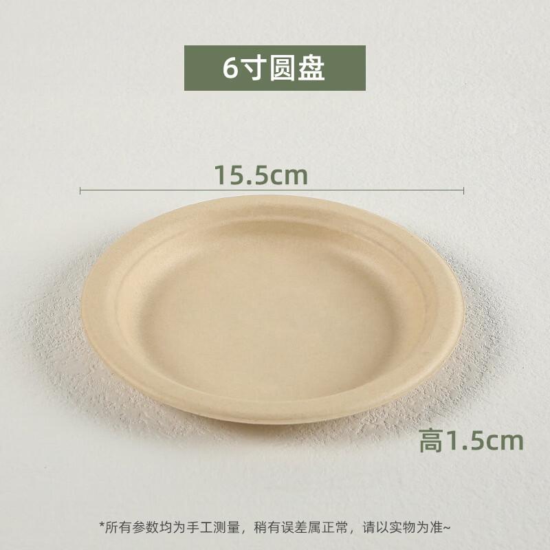 Disposable Bagasse Pulp Plates