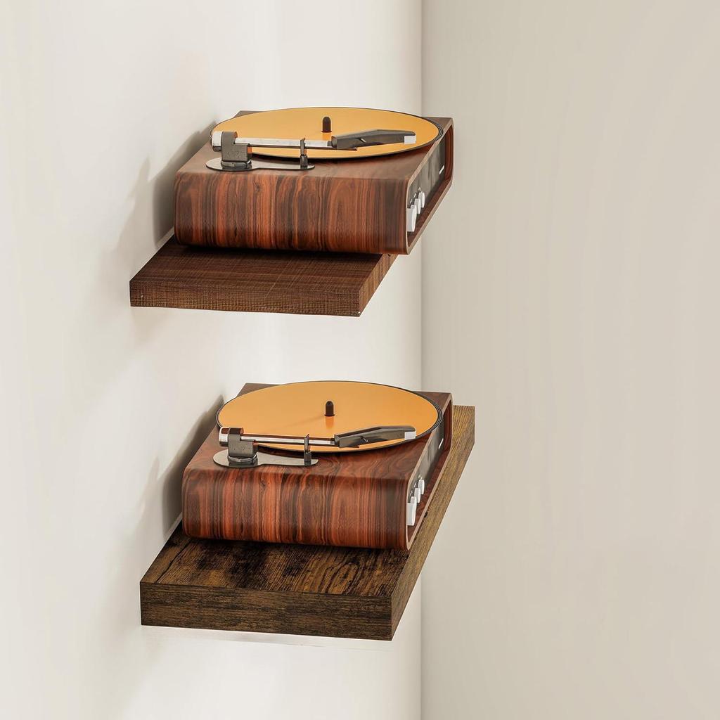 In-Stock Multi-Layer Floating Wall Shelf Rack for Living Room, Bedroom, Bathroom, or Kitchen Storage