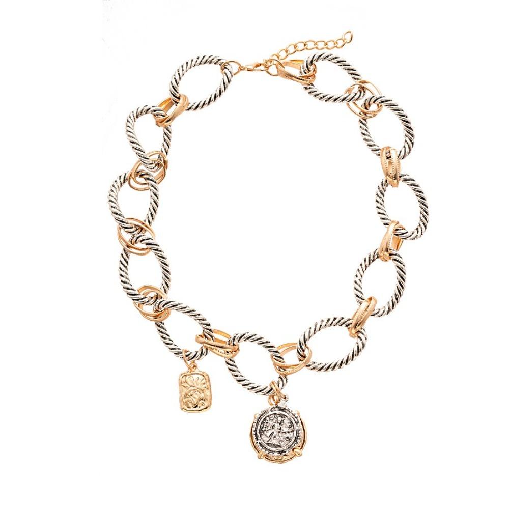Multilayer Chain Necklace Cool Coin Necklace Fashion Choker Necklace  Party Wear