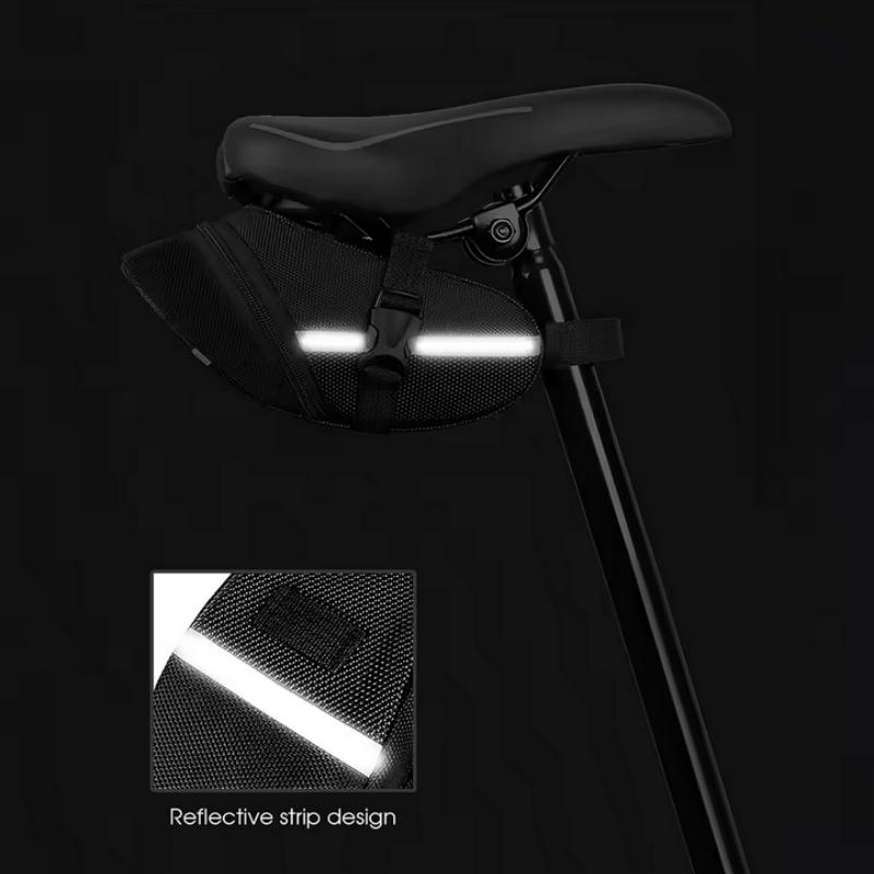 Foldable Mountain Bike Saddle Bag Bicycle Tail Bag Storage Cushion Cycling Equipment Accessory