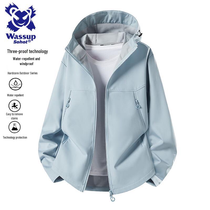 Wassup Sohot Men's Softshell Hiking Jacket