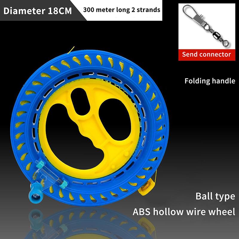 1 Piece Outdoor Round Grip For Fying Kites 100-400M Kite Reel Winder Fire Wheel String Flying Handle Tool Twisted String Line