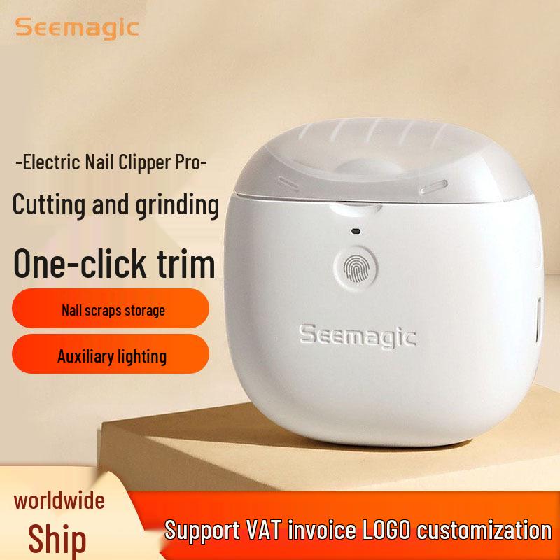 

Seemagic Automatic Electric Nail Clipper: Portable Trimmer for Elderly & Baby Nails белый
