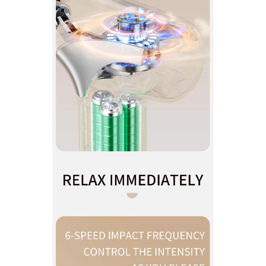 10 head fascia gun electric vibration massage gun for relaxing the body and massaging handheld impact massager