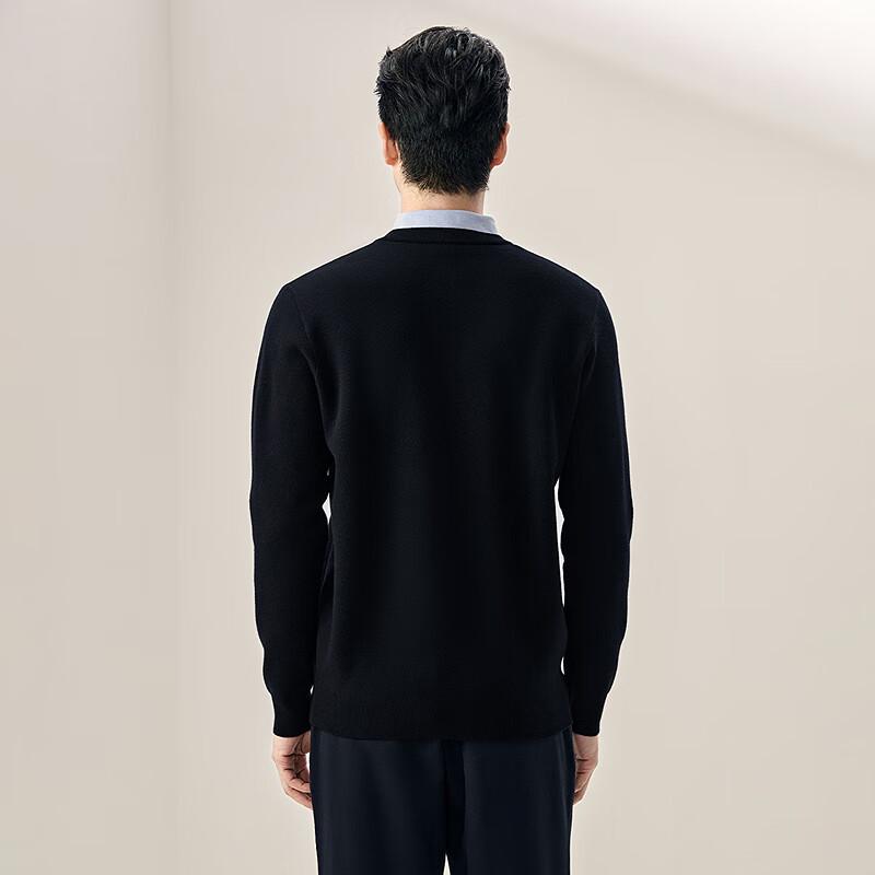 HLA Men's Faux Two-Piece Knit Sweater