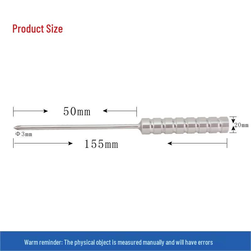 Bohfang 304 Stainless Steel Anti-Magnetic Impact Screwdriver 3*50mm Phillips