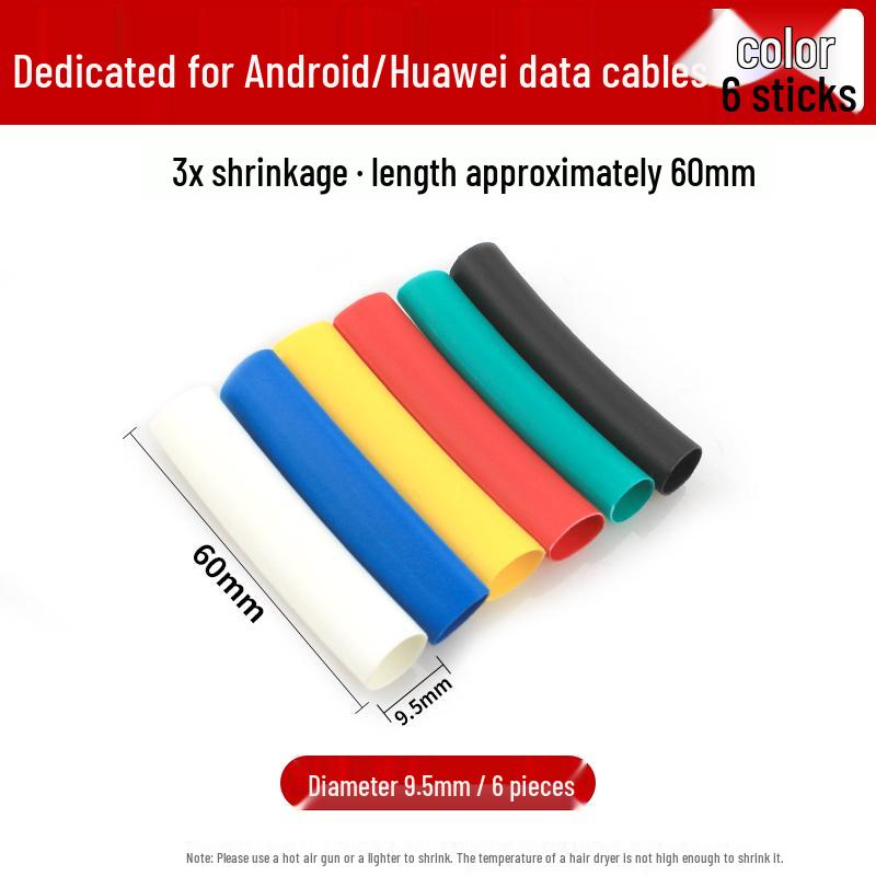 Heat Shrink Tube Insulation Sleeve for DIY Wiring and Cable Protection, Flame Retardant