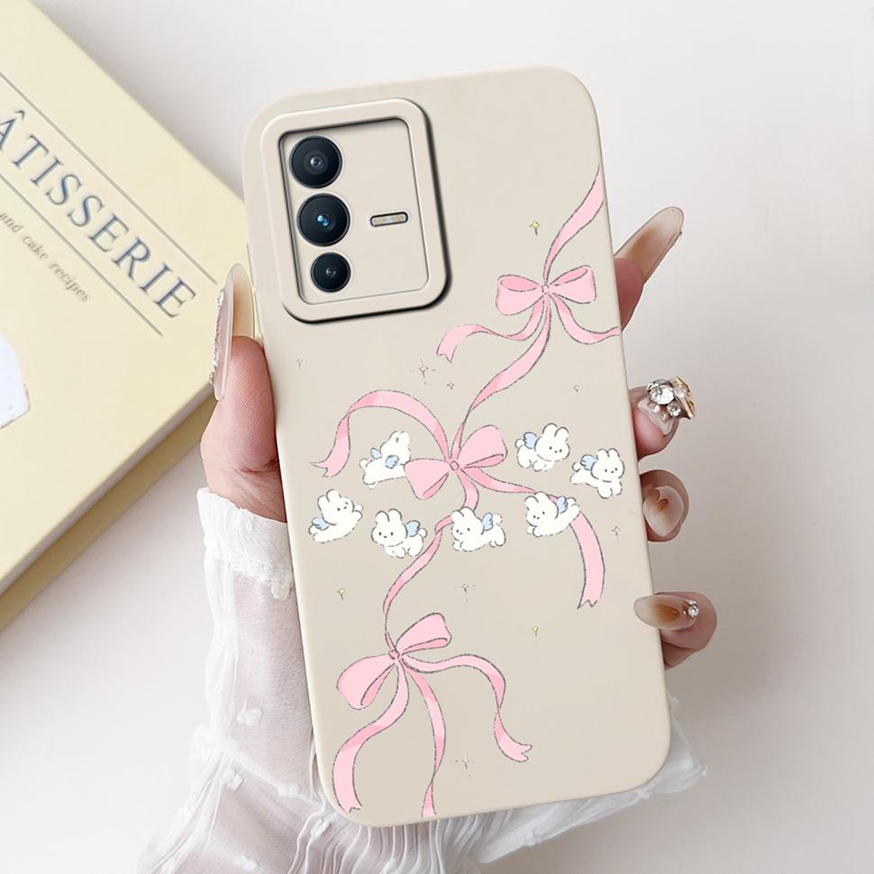 Fashion Panda Cover For Vivo V23 5G Case V2130 V2303 Soft Silicone TPU Fundas Phone Cases For Vivo V 23 V23 5G Back Cover Bumper