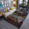 Rock Band Area Rug, Twenty One Pilots Tyler Josh Dema Trench Breach Collage Lyrics Print, Rock Decor, Non-Slip Mat