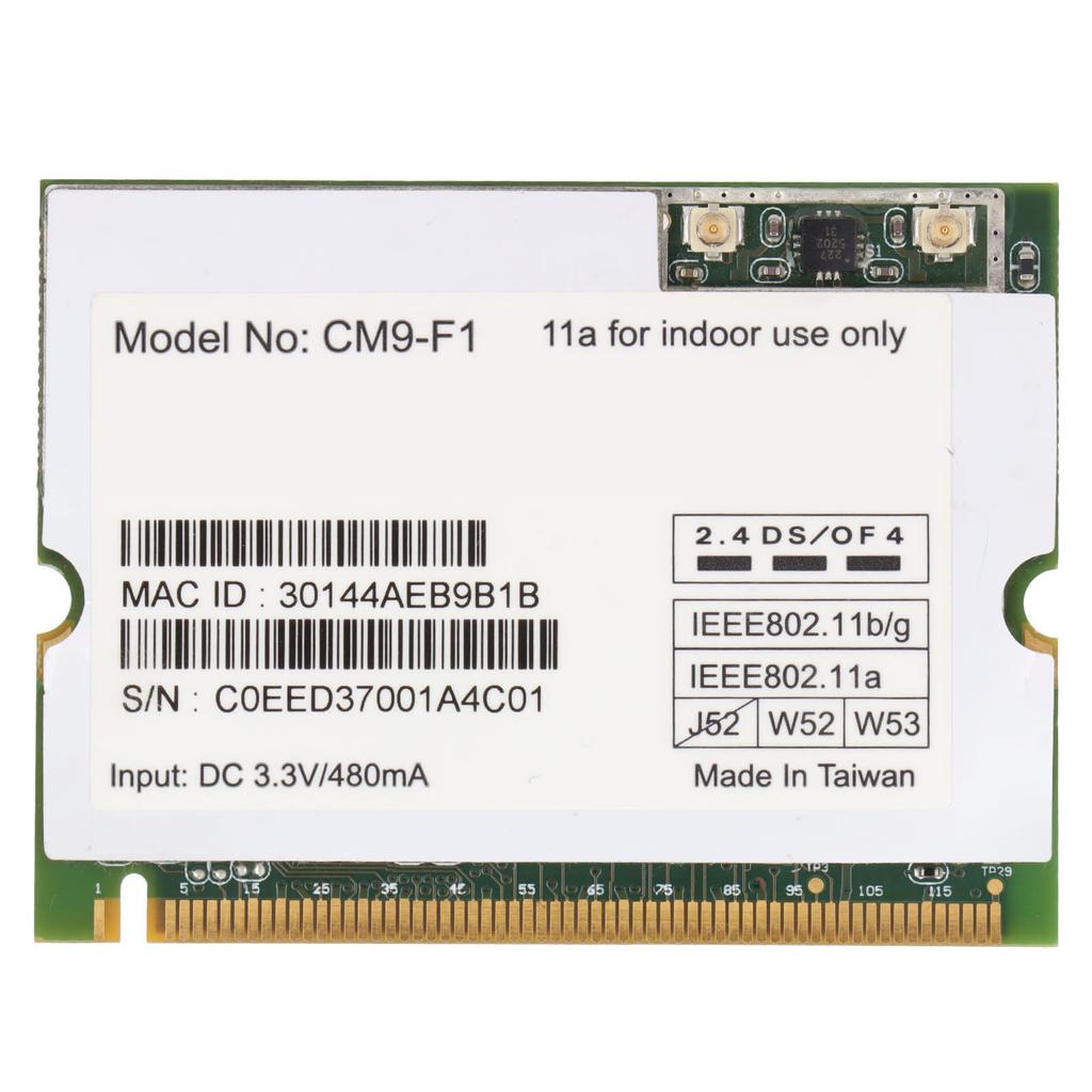 Bezdrátová síťová karta Jemné zpracování Rozšiřovací technologie XRTM Jednoduchá instalace Bezdrátová MINI PCI