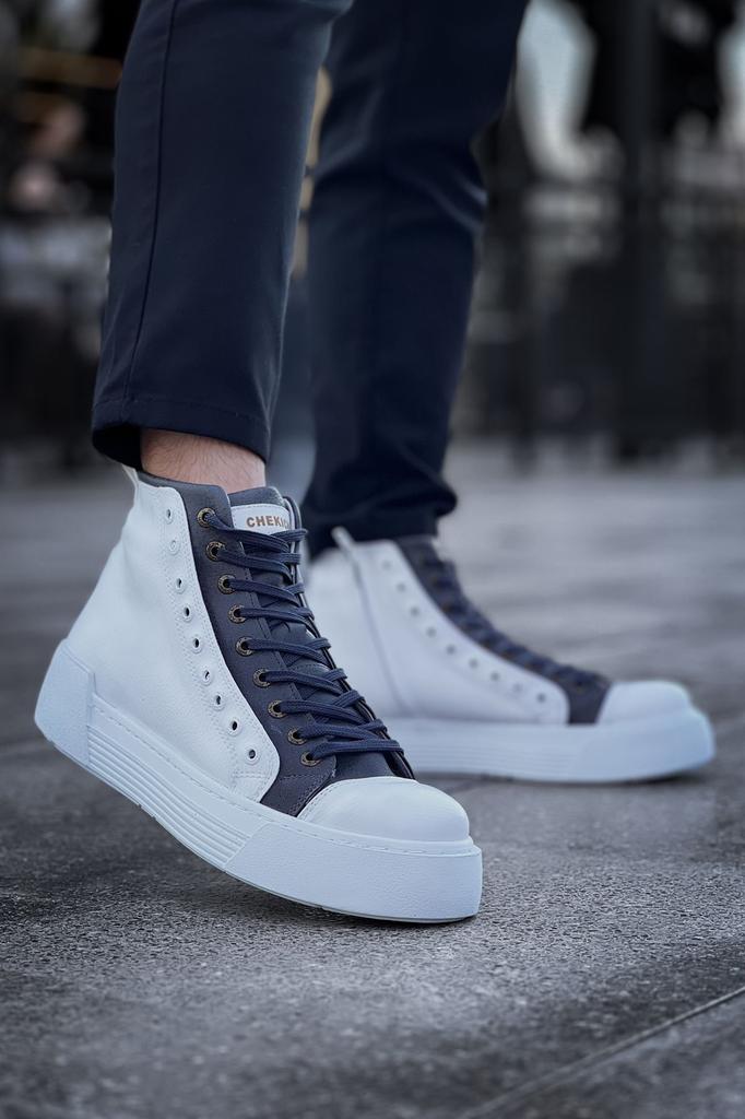 Chekich H New Collection CH167 Blazer Men Boot White Black Brown Tan