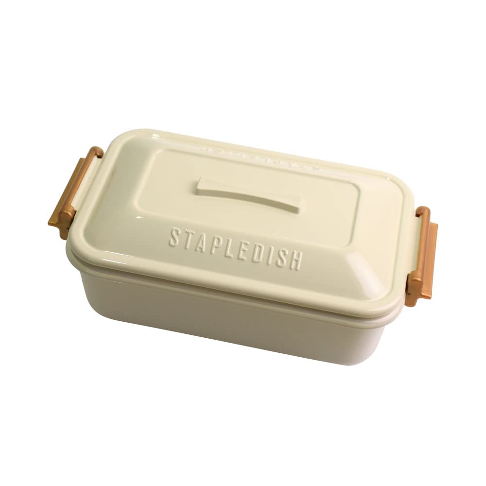 

Sabu Staple Antibacterial Tight Lunch 1 Tier Beige 600mL 377006