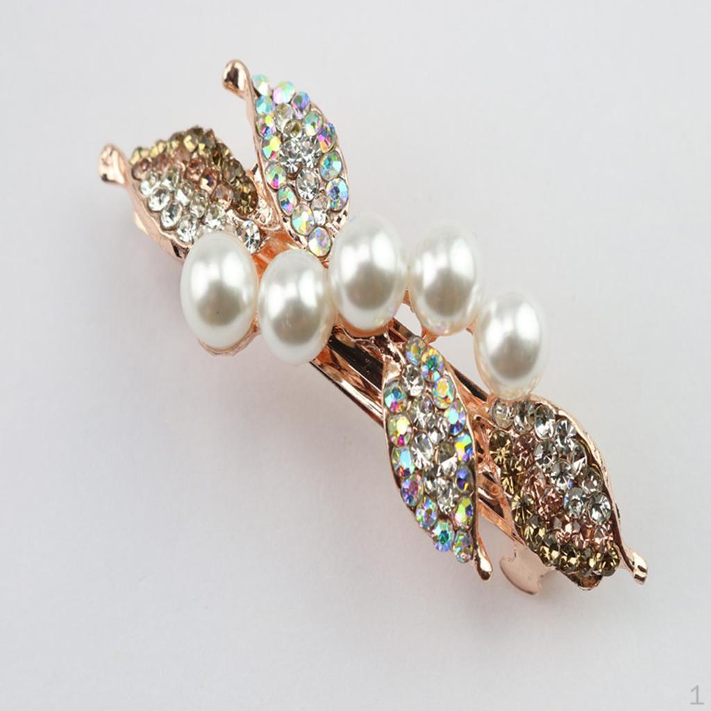Hair Slide Clips Champagne