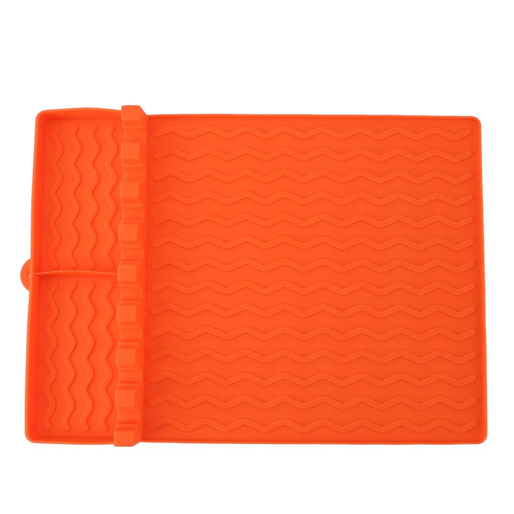 Silikon Grillwerkzeugmatte Hitzebeständig Leicht zu Reinigen Vielseitige Grillseitenablagematte Silikonspatelmatte für Draußen