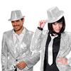 [Xiang Ru] Plain Necktie, Approx. 5cm Wide, Men's & Women's, Sequined, Sparkling, Party, Stage Performance, Stylish Gift, Magic Trick, Silver