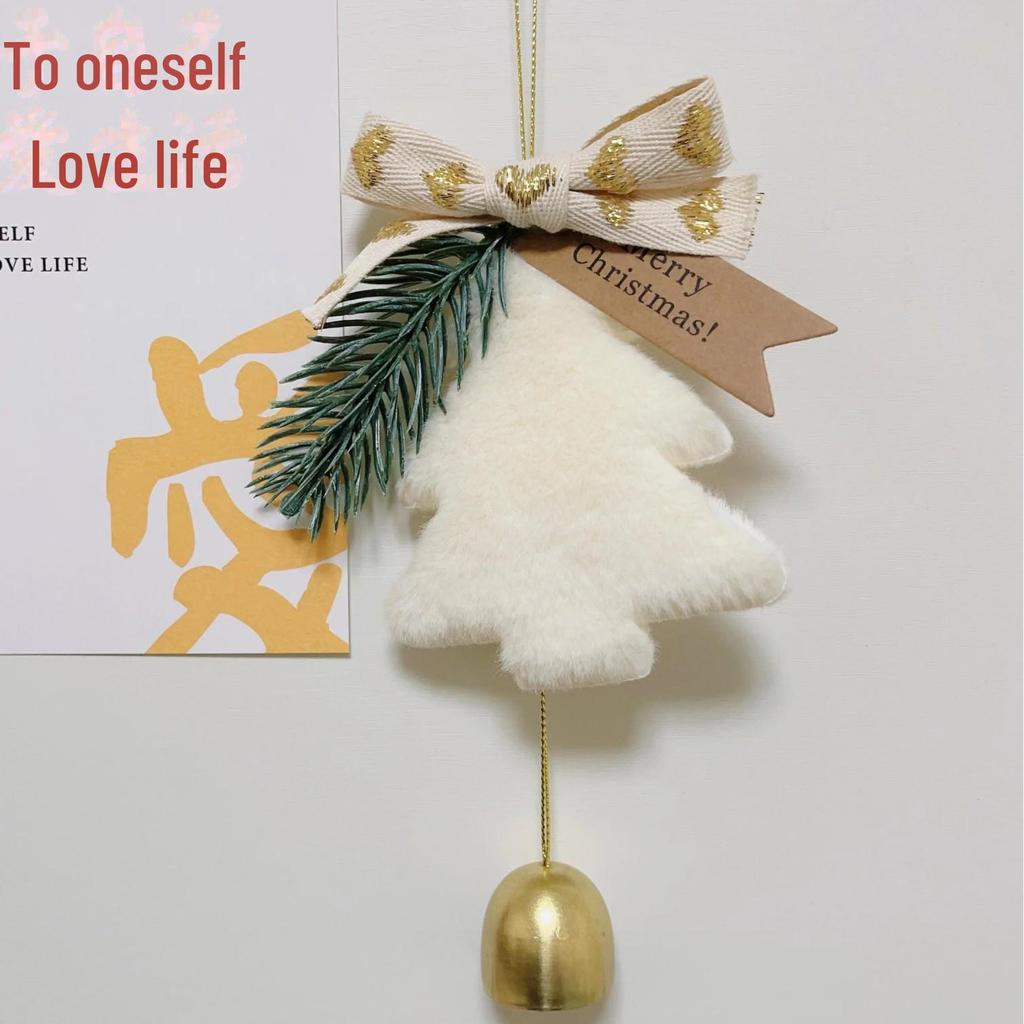 Red Christmas Tree and Car Ornaments - Stars, Bells & Couple Gifts