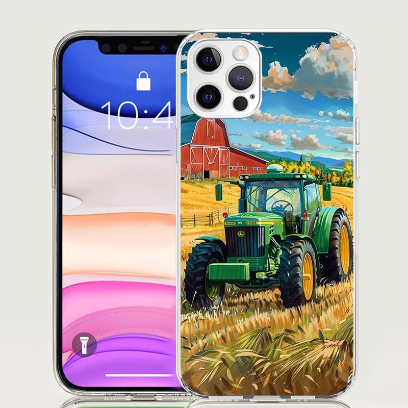 Farm Vehicle Tractor Case Phone Cover for Apple iphone 13 Pro Max 12 Mini 11 X XS XR XS Max 7 Plus 8 6S 6 5 SE 5S Trend Fundas