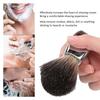 Brocha de Afeitar Profesional para Hombre Brocha de Afeitar Portátil de Viaje con Mango de Acero Inoxidable
