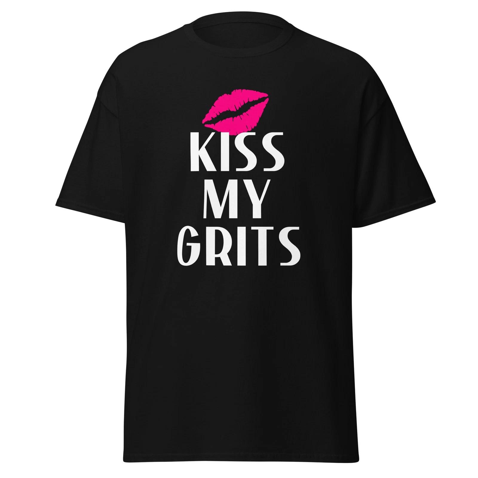

Kiss My Grits - 70 s Alice TV Show Quote Shirt, Unisex M