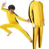 Bruce Lee Game of Death Tracksuit Coverall Jersey Cosplay Bill Shaolin No [kitamurasyokai] [Kill Soccer] (L, Nunchaku)