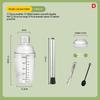 3/5/8Pcs Cocktail Shaker Set Cocktail Shaker And Measuring Jigger Set Drink Mixed Hand Shaker Tools For Bartending And Home Bar