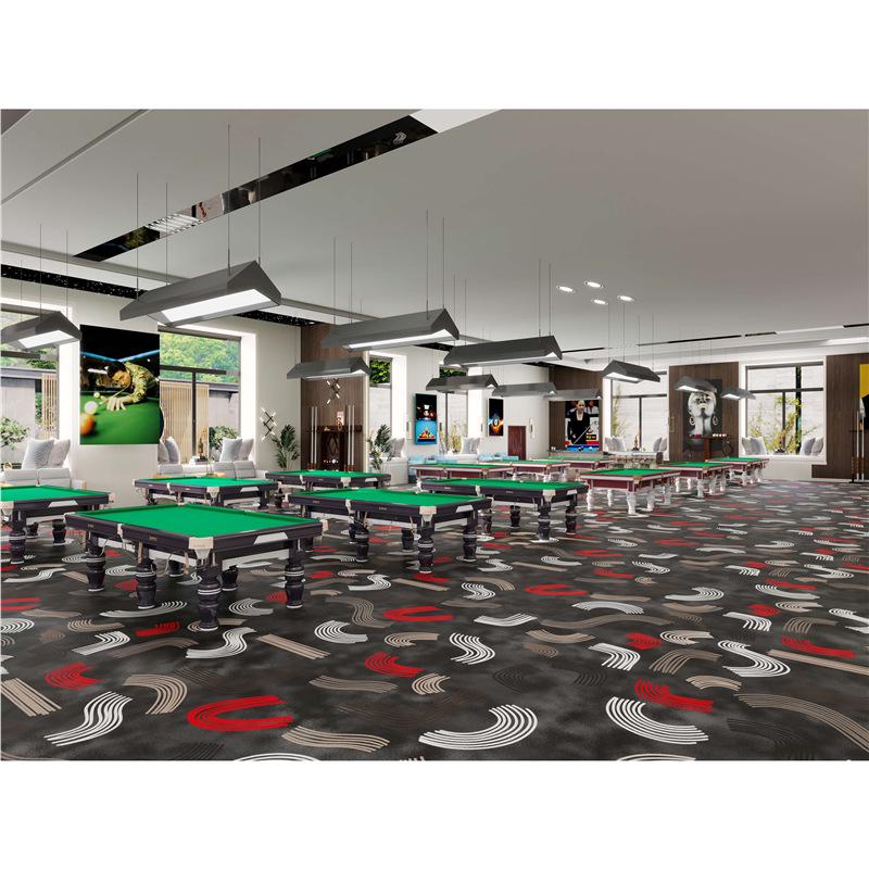 Billiard Hall Nylon Carpet: Waterproof, Fireproof, Full Coverage for Commercial Use