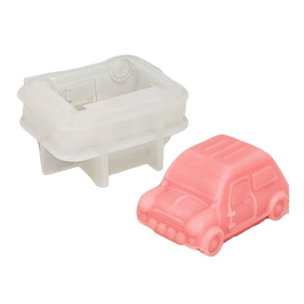 Autobus Auto Pryskyřičné Formy Autobus Auto Tvarované Formy na Svíčky pro Výrobu Svíček Mýdla Čokoládového Dortu Fondán Pokojové Dekorace DIY Řemeslo