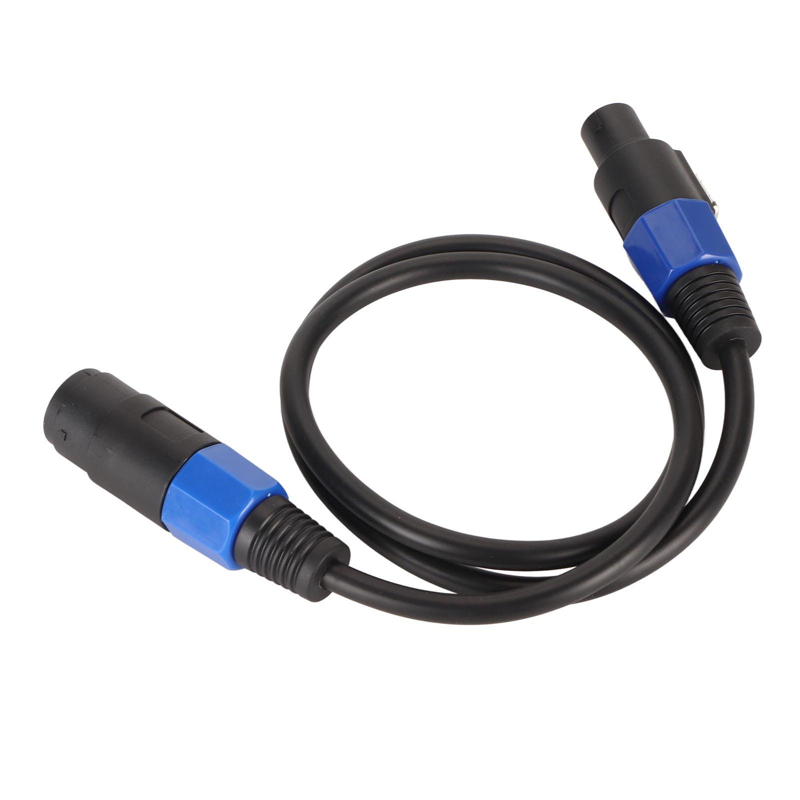 

Профессиональный акустический кабель длиной 3,3 фута, ПВХ, штекер-гнездо, быстрозажимной, соединительный шнур для усилителя и монитора