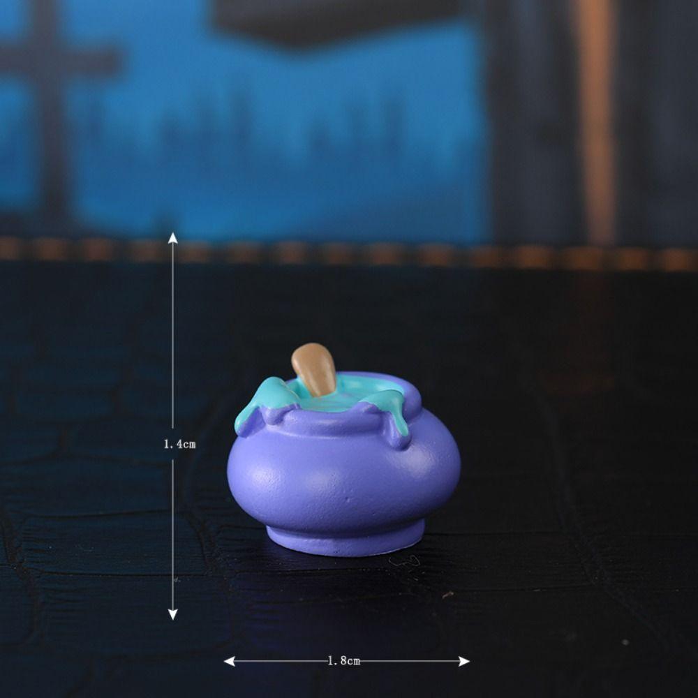 Rabbit Halloween Decorations Figurine Cartoon Rabbit Ghost Micro Ornaments  Halloween Decorations